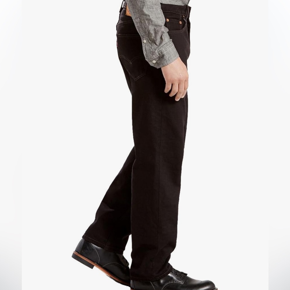 NWT Levi’s 550™ Black Relaxed Fit Mens Jeans Size 44X32 - Picture 6 of 9